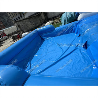 Inflatable Titanic Waterslide Splash Dual Lane Center Climb Best Backyard Water Slide Inflatable Bounce Pool