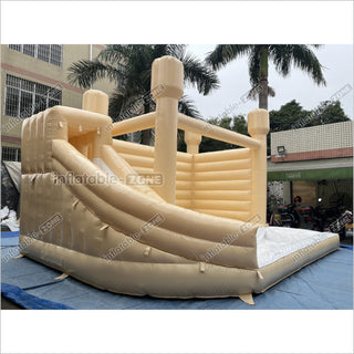 Jumping Castle Water Slide Combo Wedding Bounce House Inflatable Party For Adults And Kids