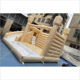 Jumping Castle Water Slide Combo Wedding Bounce House Inflatable Party For Adults And Kids