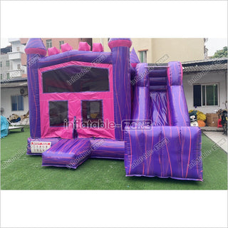 Best Outdoor Inflatable Bouncers Jumping Castle With Slide Combo Inflatable Backyard Bounce House