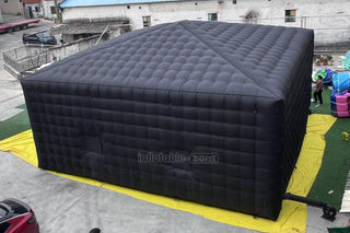 Large Black Inflatable Nightclub Portable Blow Up Club Mobile Inflatable Party Tent