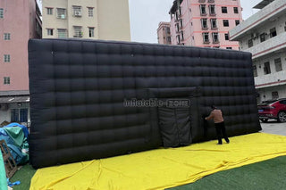 Large Black Inflatable Nightclub Portable Blow Up Club Mobile Inflatable Party Tent