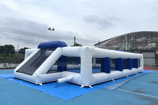 Large Inflatable Soccer Field Sports Arena Commercial Outdoor Playground Equipment Inflatable Football Pitch Hire