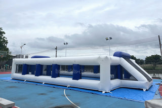 Large Inflatable Soccer Field Sports Arena Commercial Outdoor Playground Equipment Inflatable Football Pitch Hire