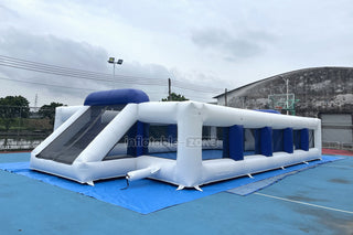 Large Inflatable Soccer Field Sports Arena Commercial Outdoor Playground Equipment Inflatable Football Pitch Hire