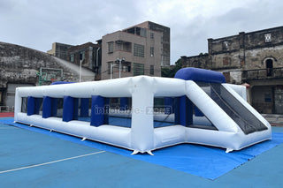 Large Inflatable Soccer Field Sports Arena Commercial Outdoor Playground Equipment Inflatable Football Pitch Hire