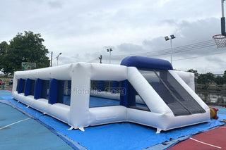 Large Inflatable Soccer Field Sports Arena Commercial Outdoor Playground Equipment Inflatable Football Pitch Hire