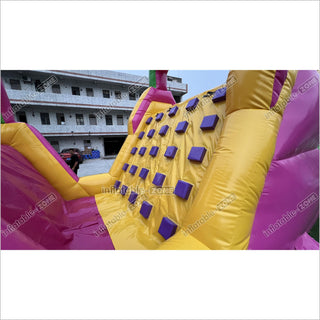 Large Obstacle Course Party Event Energy Challenge Sports Inflatable Obstacle Jumping Castle Bouncer With Slide