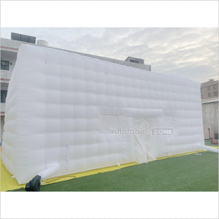 Commercial Large White Inflatable Nightclub Outdoor Inflatable Air Cube Tent For Wedding Party