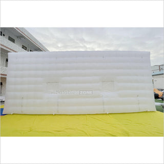 Commercial Large White Inflatable Nightclub Outdoor Inflatable Air Cube Tent For Wedding Party