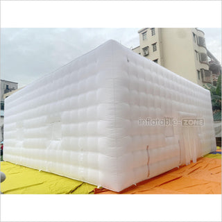 Commercial Large White Inflatable Nightclub Outdoor Inflatable Air Cube Tent For Wedding Party