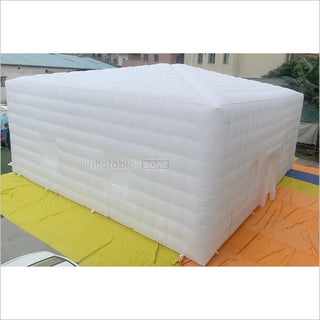 Commercial Large White Inflatable Nightclub Outdoor Inflatable Air Cube Tent For Wedding Party