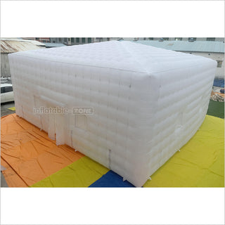 Commercial Large White Inflatable Nightclub Outdoor Inflatable Air Cube Tent For Wedding Party