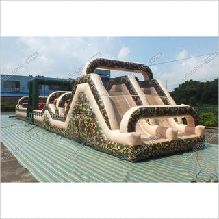 World'S Largest Inflatable Assault Course Boot Camp Bouncy Castle Inflatable Military Obstacle Course Rental