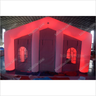 Large Inflatable Night Club Led Light Tent Inflatable Party Club Disco Blow Up Tent Portable Nightclub Hire