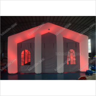 Large Inflatable Night Club Led Light Tent Inflatable Party Club Disco Blow Up Tent Portable Nightclub Hire