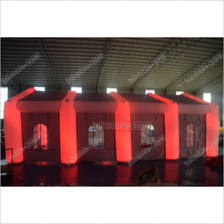 Large Inflatable Night Club Led Light Tent Inflatable Party Club Disco Blow Up Tent Portable Nightclub Hire