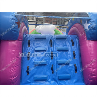 Magical Unicorn Inflatable Bounce House And Slide Combo Rainbow Jumping Castle For Party - Inflatable-Zone