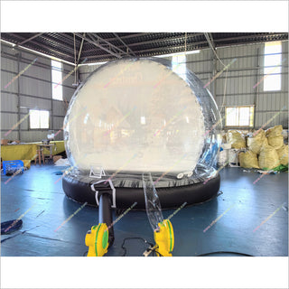 Merry Christmas Snow Globe Inflatable Indoor Park Custom Snow Globe Clear Igloo Tent For Backyard Party - Inflatable-Zone