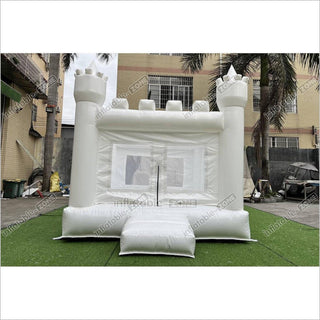 Mini White Bouncy Castle Jumping Party Best Inflatable Bounce House For Kids Birthday