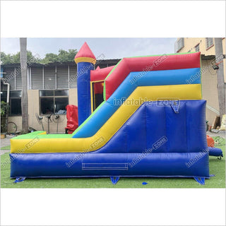 Commercial Moonwalks Inflatable Bouncers Huge Jumping Castle Combo Slide Backyard Bounce House Outdoor Play