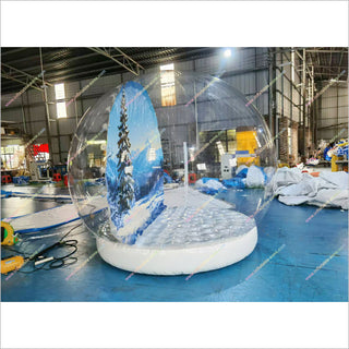 Outdoor Christmas Inflatable Snow Globes Clear Inflatable Tent Childrens Snow Globe Nearest Photo Booth