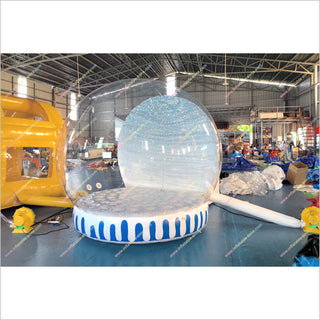 Outdoor Christmas Snow Globe Inflatables Human Size Cool Snowglobes Photo Booth Rental Near Me