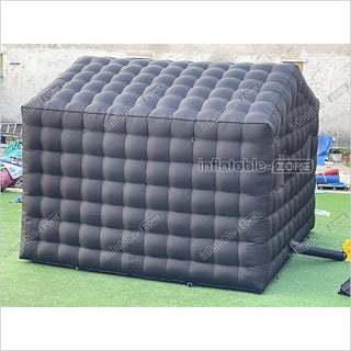 Outdoor Inflatable Nightclub Tent Commercial Black Backyard Blow Up Club Inflatable Party Cube Disco Bar Tent