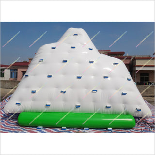 Party Island Floating Inflatable Iceberg Water Park Inflatables Iceberg Climbing Wall