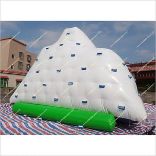 Party Island Floating Inflatable Iceberg Water Park Inflatables Iceberg Climbing Wall