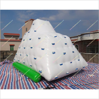 Party Island Floating Inflatable Iceberg Water Park Inflatables Iceberg Climbing Wall