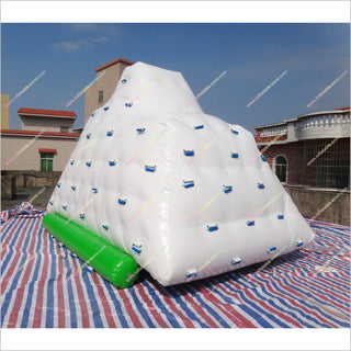 Party Island Floating Inflatable Iceberg Water Park Inflatables Iceberg Climbing Wall