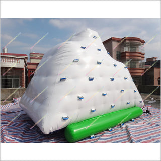 Party Island Floating Inflatable Iceberg Water Park Inflatables Iceberg Climbing Wall