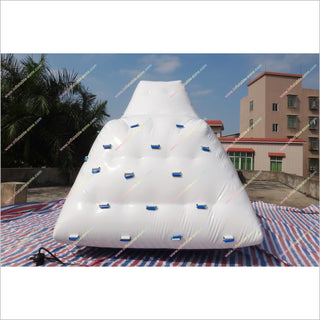 Party Island Floating Inflatable Iceberg Water Park Inflatables Iceberg Climbing Wall