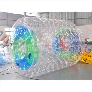 Transpa Inflatable Water Roller, Inflatable Clear Water Rolling Tube