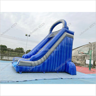 Commercial Blow Up Water Slides, Inflatable Water Slide For Swimming Pool