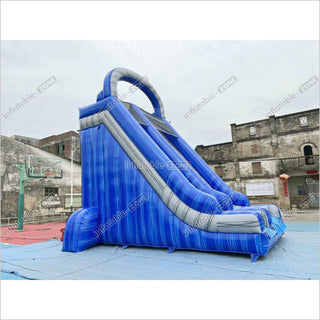 Commercial Blow Up Water Slides, Inflatable Water Slide For Swimming Pool