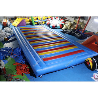 Rainbow Outdoor Inflatable Jump Pad For Kids PVC Tarpaulin Inflatable Jump Bag