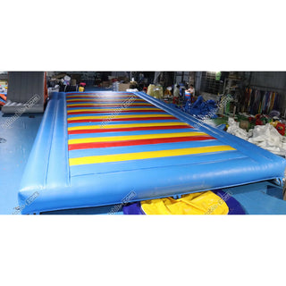 Rainbow Outdoor Inflatable Jump Pad For Kids PVC Tarpaulin Inflatable Jump Bag