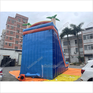 Rainbow Double Splash Water Slides Funny Inflatable Jumping Castle Large Backyard Waterslide For Pool