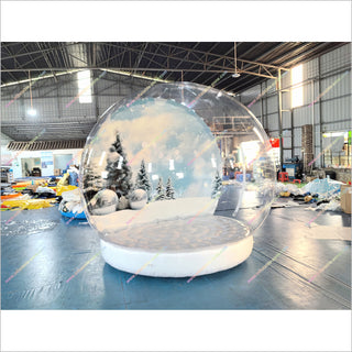 Retro Snow Globes Clear Inflatable Bubble Dome Personal Snow Globe Christmas Decorations Sale - Inflatable-Zone