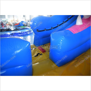 Big Shark Attack Inflatable Slides Commercial Dry Inflatable Bounce Blow Up Slide Party Jump Rentals Near Me