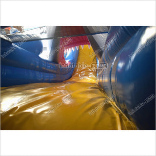 Big Shark Attack Inflatable Slides Commercial Dry Inflatable Bounce Blow Up Slide Party Jump Rentals Near Me