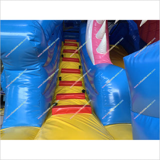 Shark Escape Inflatable Slide Hire Commercial Indoor Playground Equipment Large Bouncy Castle With Slide