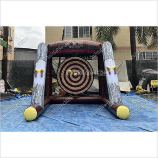 Single Inflatable Axe Throwing Sport Game Athletic Target Shoot Throw Toss Dart Backyard Fun