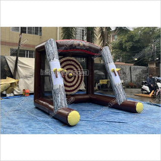 Single Inflatable Axe Throwing Sport Game Athletic Target Shoot Throw Toss Dart Backyard Fun