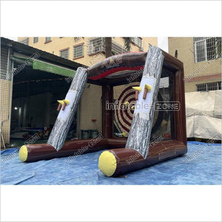 Single Inflatable Axe Throwing Sport Game Athletic Target Shoot Throw Toss Dart Backyard Fun