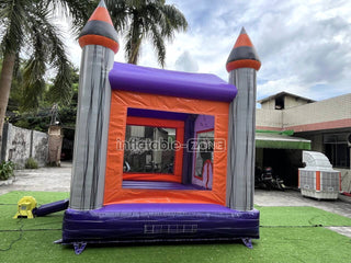 Spooky Halloween Haunted House Happy Hop Bouncy Castle Inflatable Ghost Pumpkin Jumping Bouncer Party