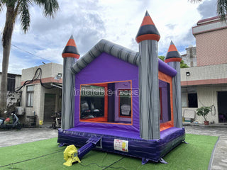 Spooky Halloween Haunted House Happy Hop Bouncy Castle Inflatable Ghost Pumpkin Jumping Bouncer Party