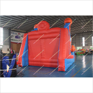 Sport Party Inflatable Basketball Target Shooting Game Fun And Fitness Inflatable Basketball Hoop Bounce Playhouse